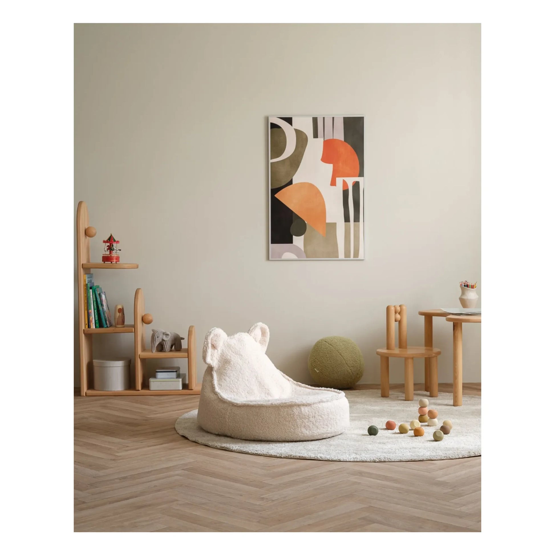 Wigiwama - Teddy Bear armchair | Ecru