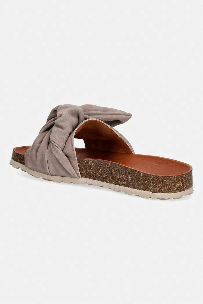 Verbenas kadın açık burunlu süet terlik ROXY VELOUR