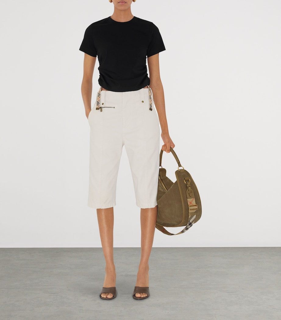 Burberry Black Cotton Festival T-Shirt