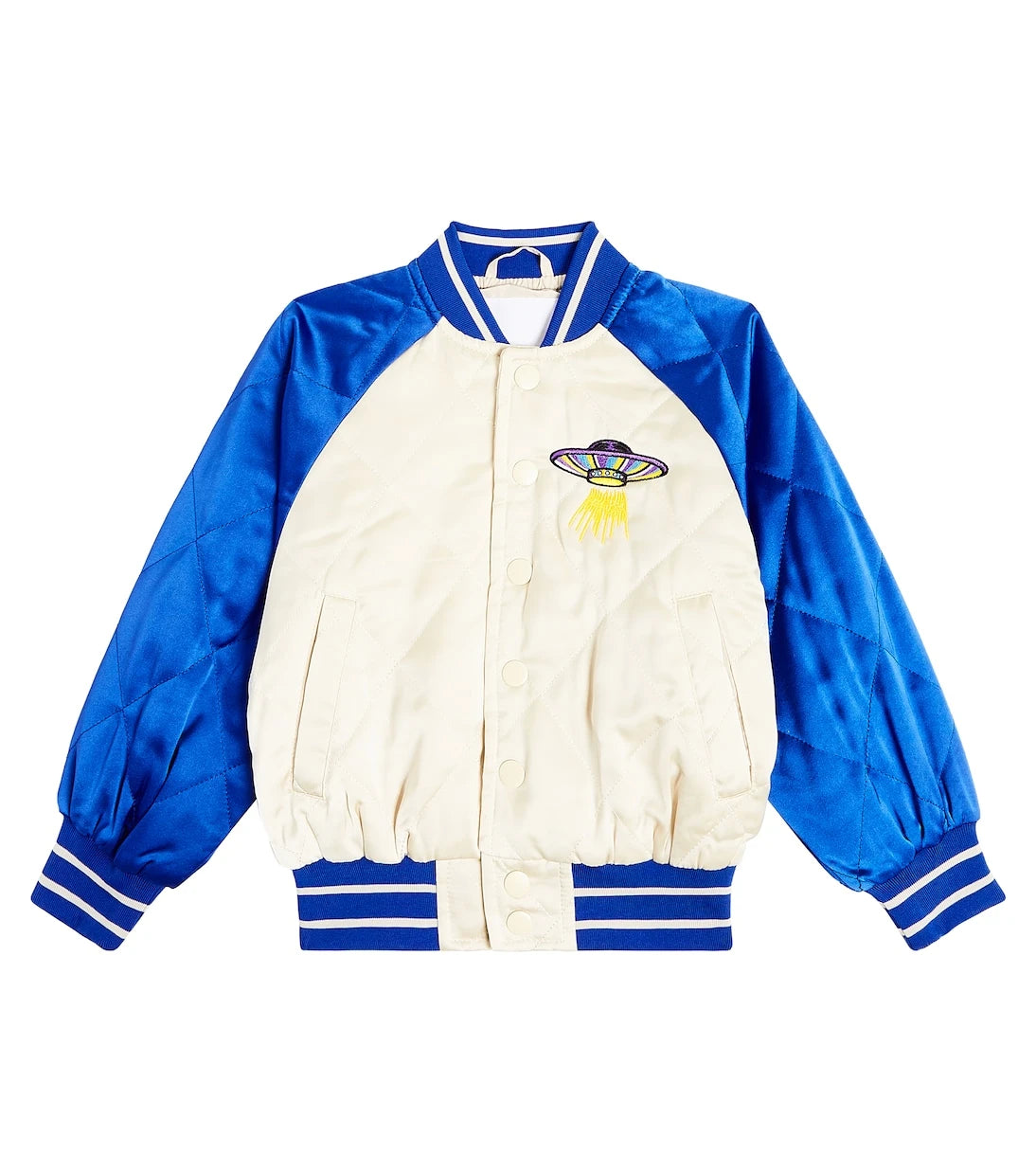 Molo - Haru embroidered satin bomber jacket
