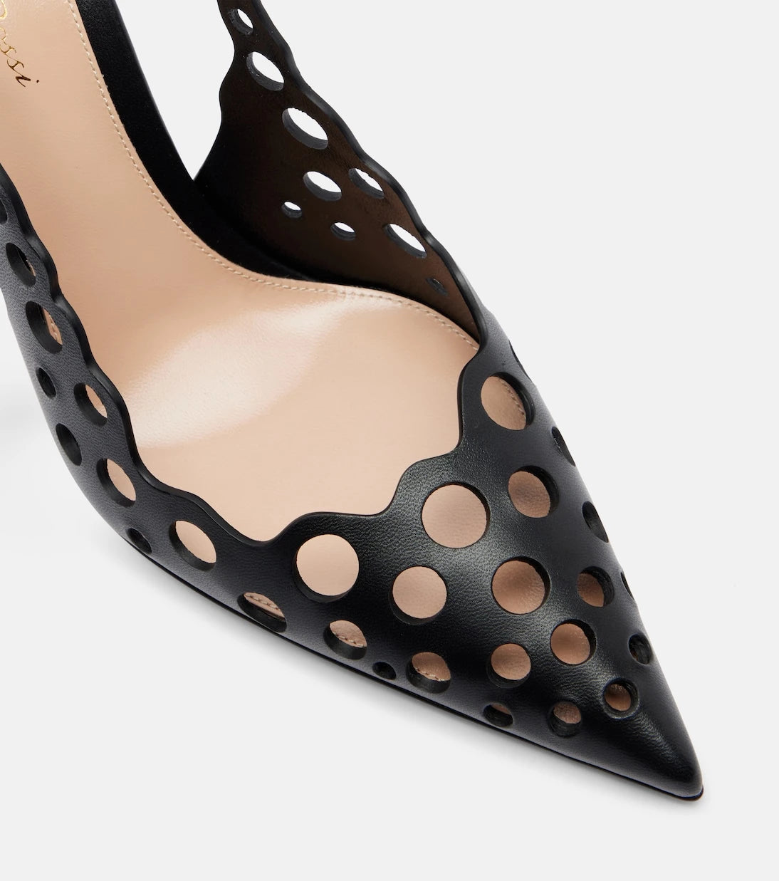 Gianvito Rossi - 95 leather slingback pumps