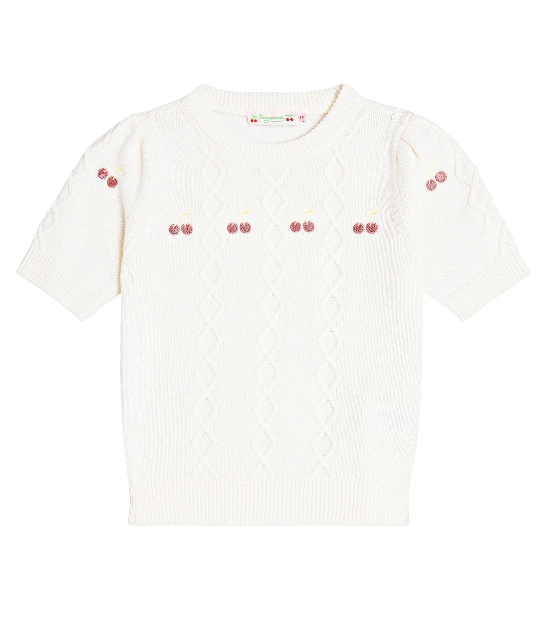 Bonpoint - Alphonza cable-knit wool and cotton top