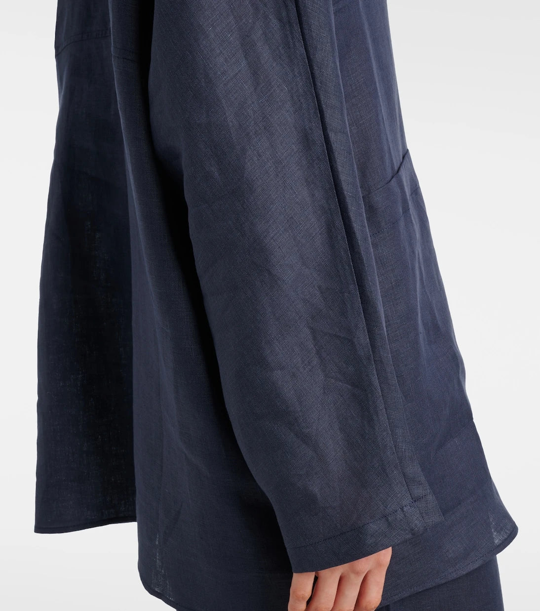Asceno - Oversized linen top