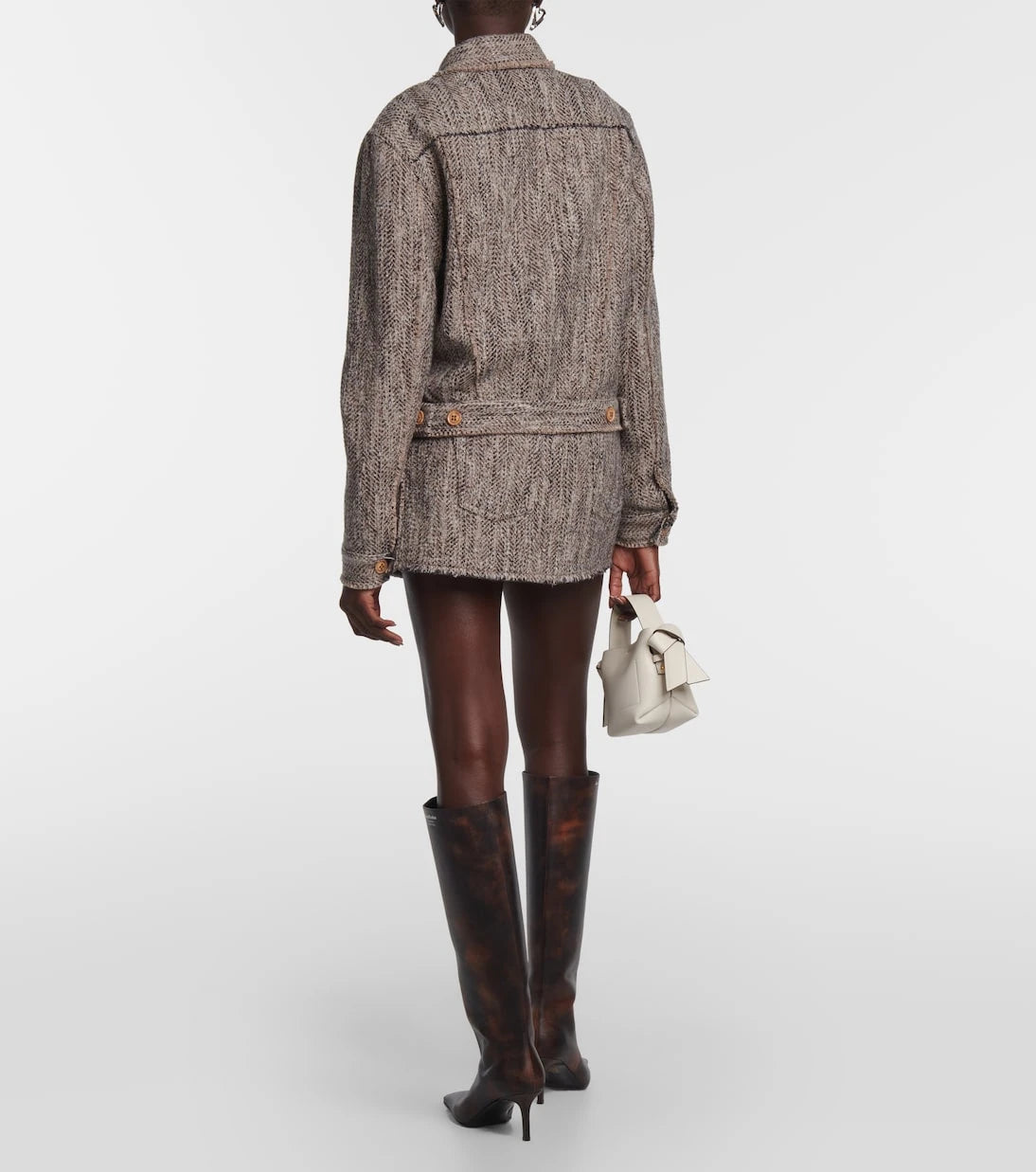 Acne Studios - Oiasa herringbone wool-blend jacket