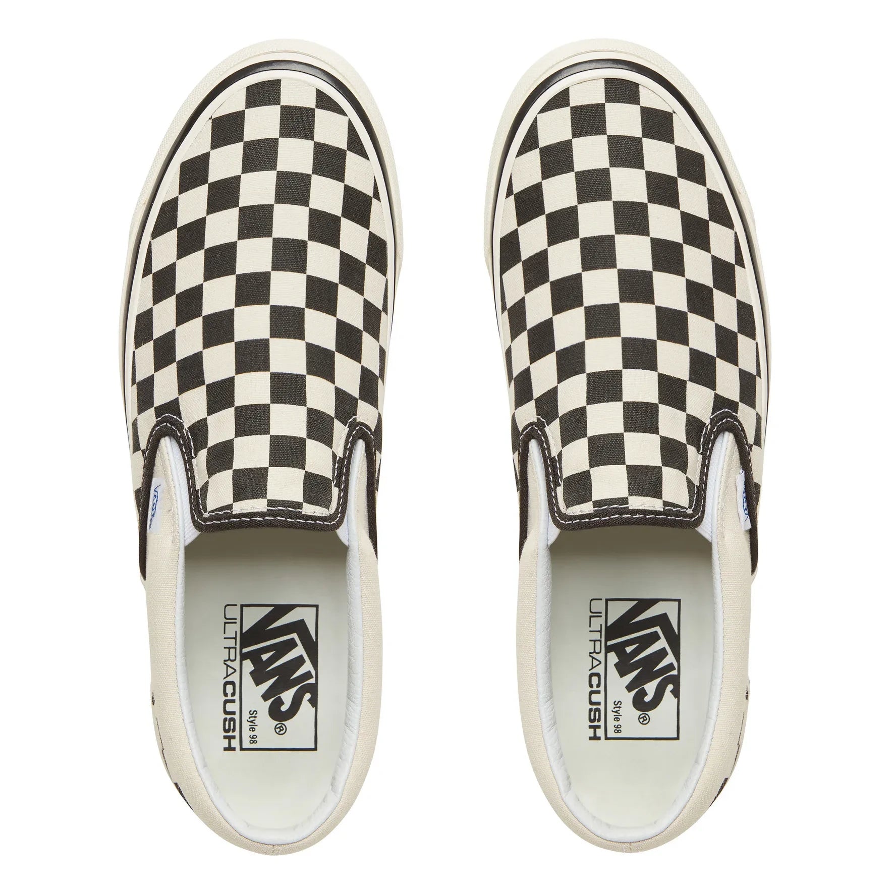 Vans - Checkerboard Classic Slip-Ons 98 DX Sneakers | Black