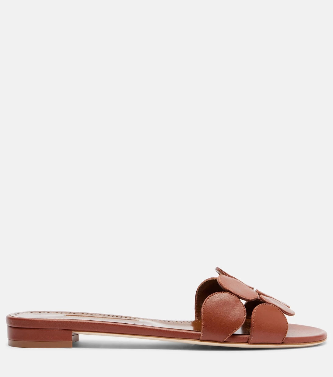 Manolo Blahnik - Haribalmuflat leather slides