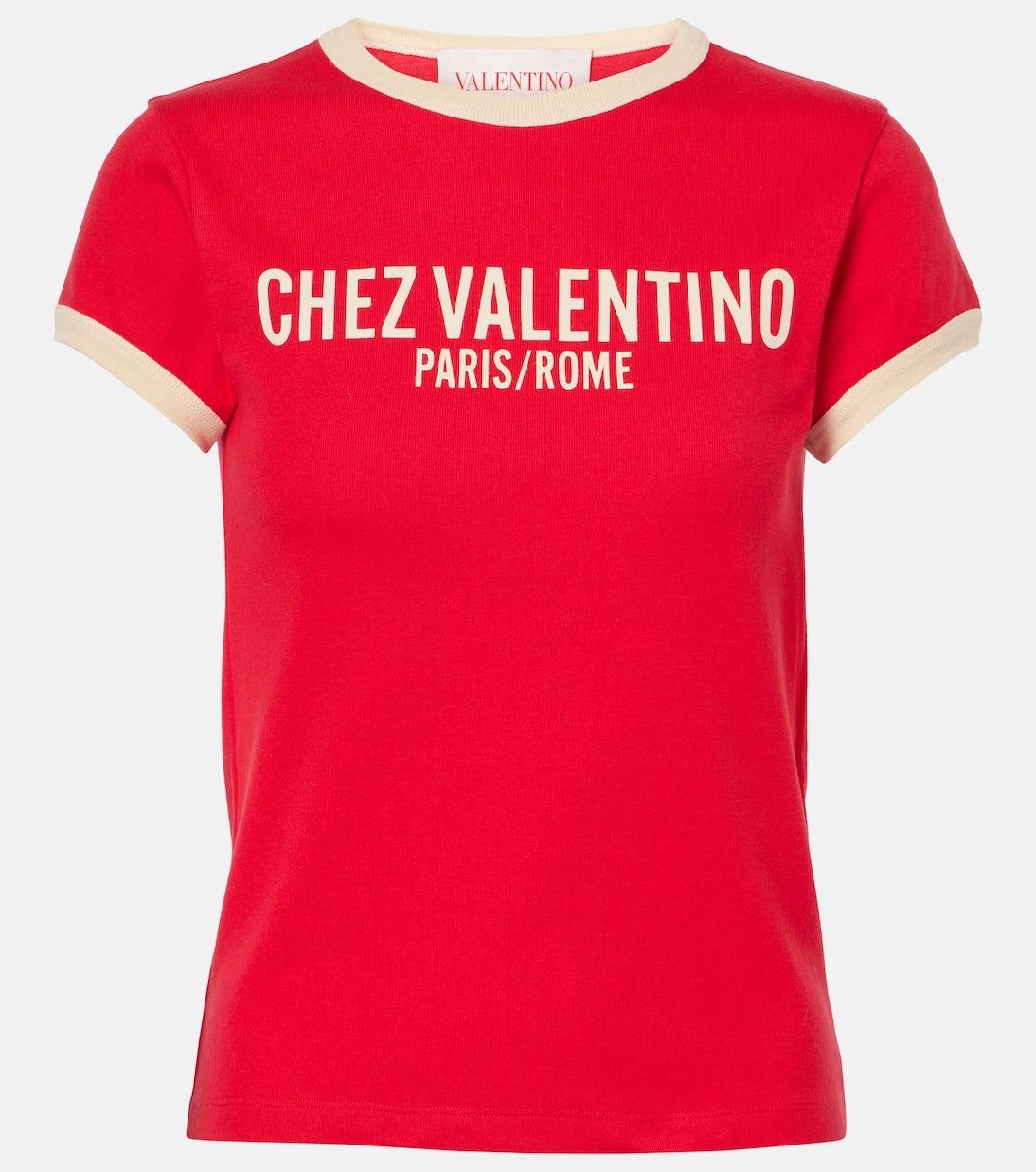Valentino - Printed cotton jersey T-shirt