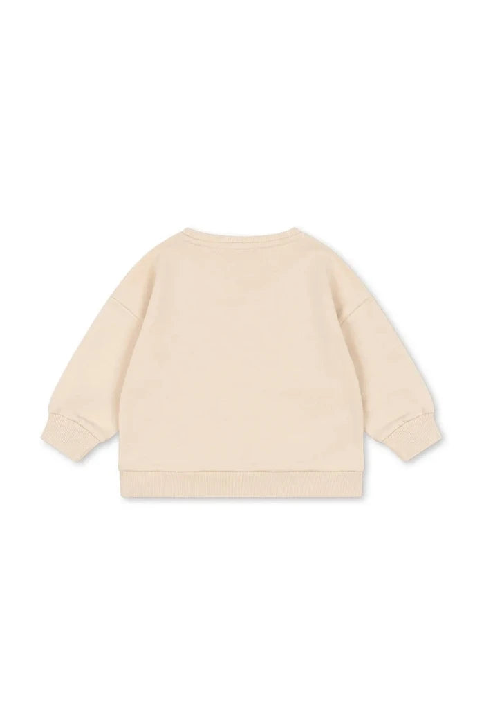 Çocuk pamuklu sweatshirt Konges Sløjd LOUPY LOU SWEAT SHIRT OCS