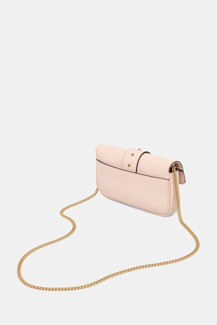 Pinko kadın deri crossbody çanta