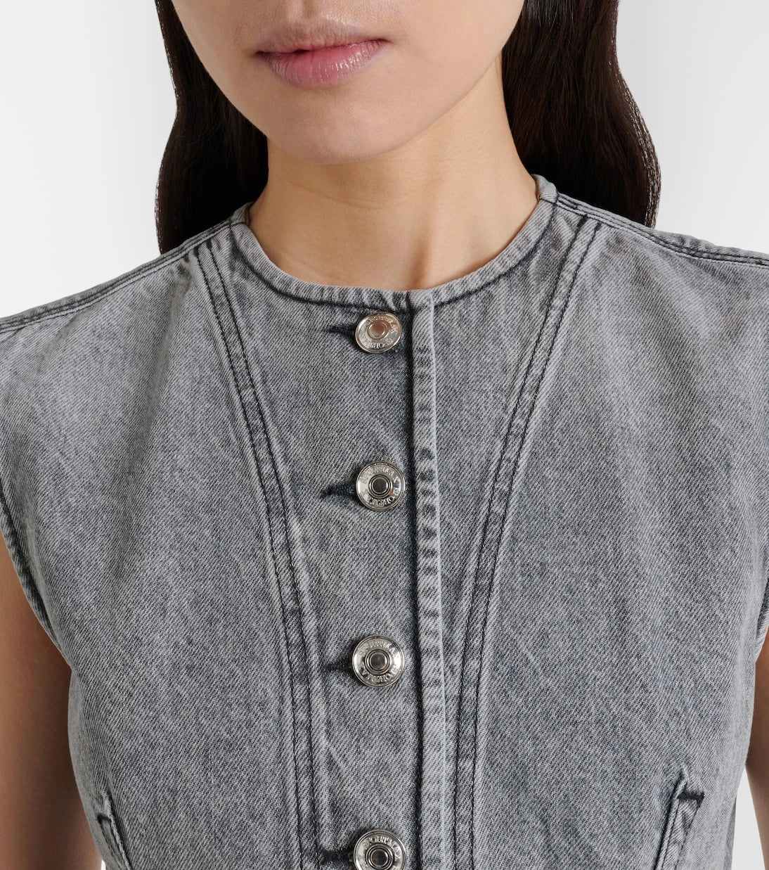 Sportmax - Orli denim vest