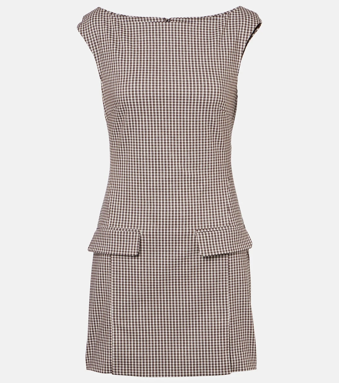 Staud - Walker checked minidress