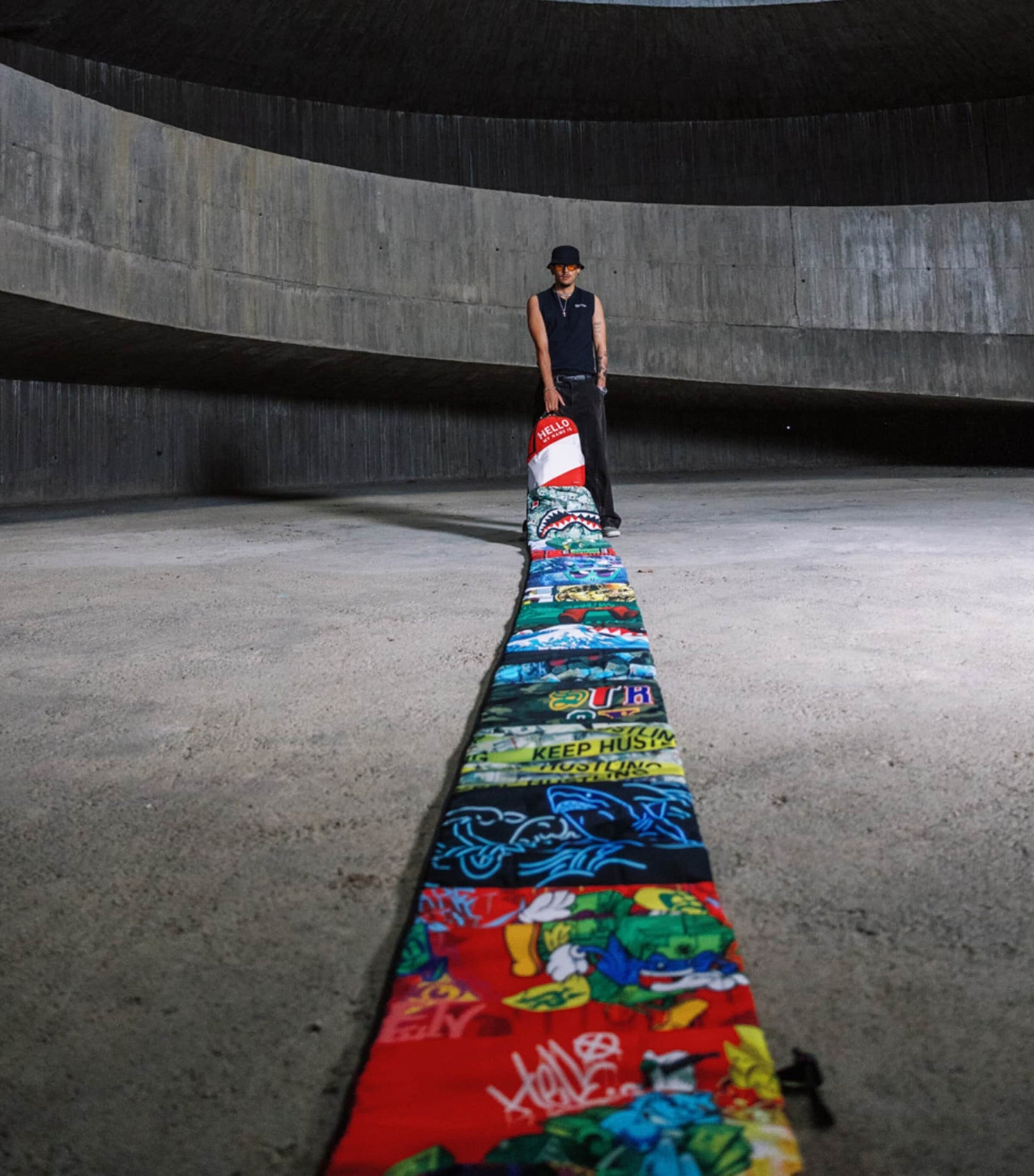 The Scroll of 15 Years Backpack BLACK