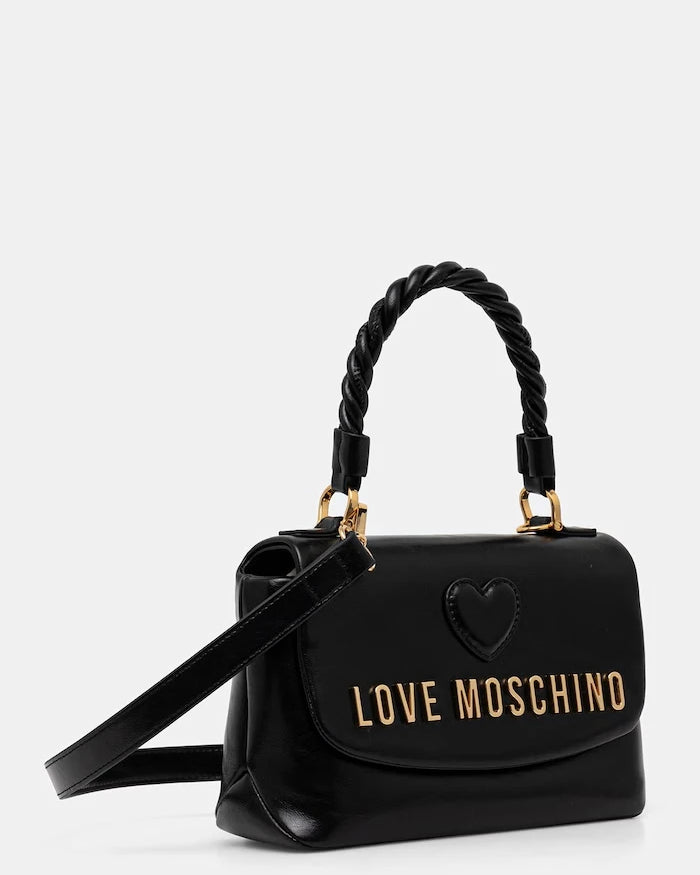 Love Moschino kadın deri crossbody çanta