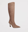 Stuart Weitzman Brown Suede Vinnie Boots 85