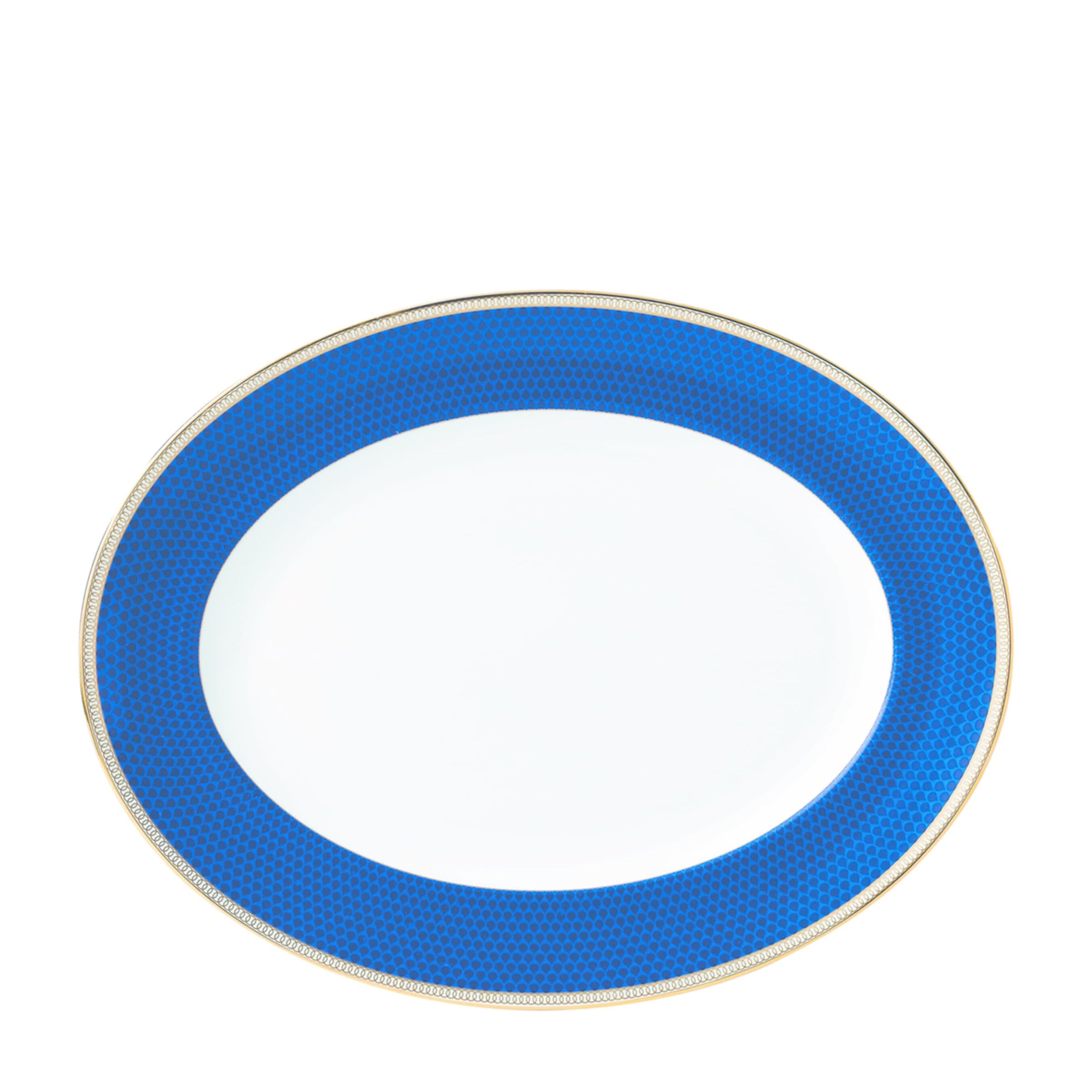 Hibiscus Oval Platter (35cm)