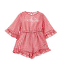 Monnalisa Cotton Gingham Portofino Playsuit (2-12 Years)