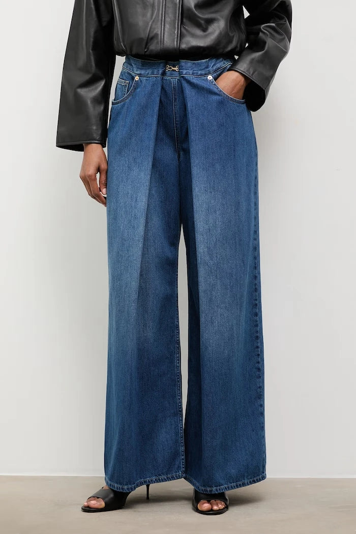 Answear.LAB дънки wide leg дамски