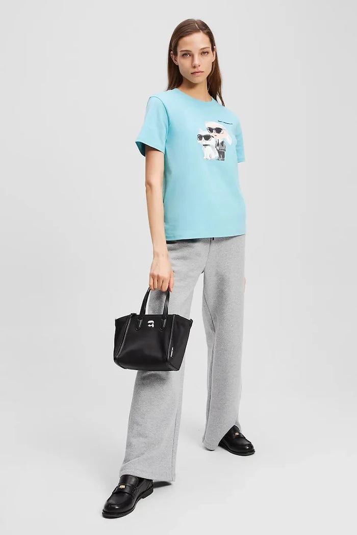 Karl Lagerfeld IKON Pamuklu Tişört