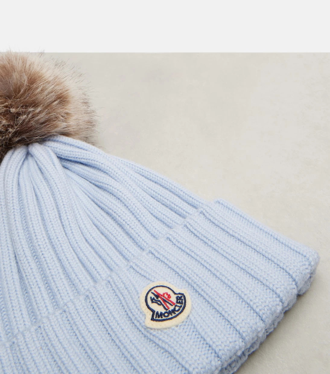 Moncler - Ribbed-knit virgin wool beanie