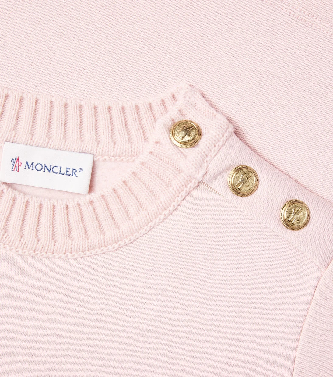 Moncler Enfant - فستان قطني مزين