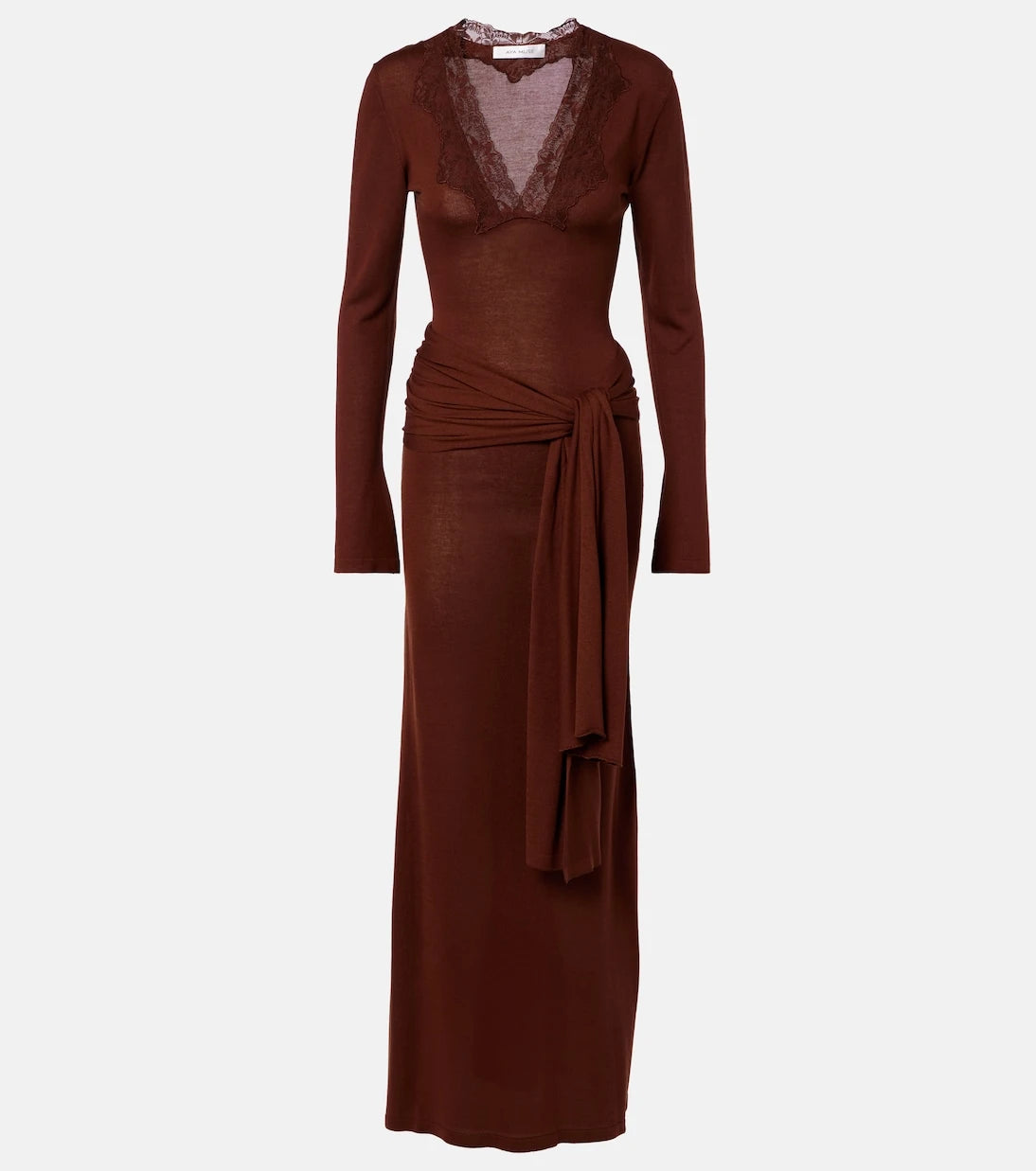 Aya Muse - Lace-trimmed maxi dress