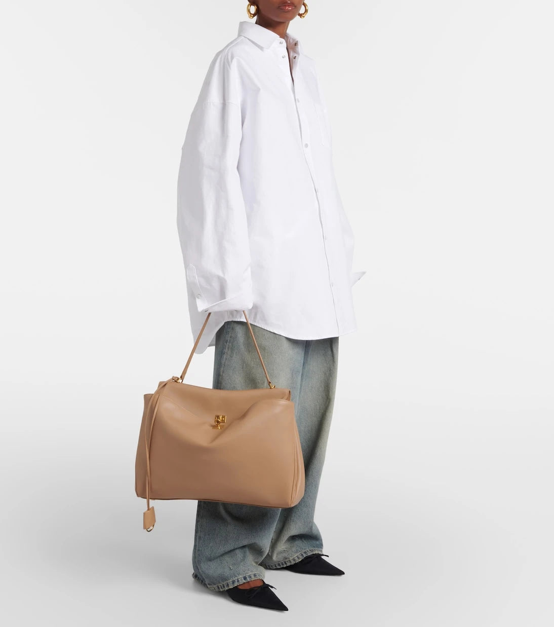 Balenciaga - Rodeo Large leather tote bag