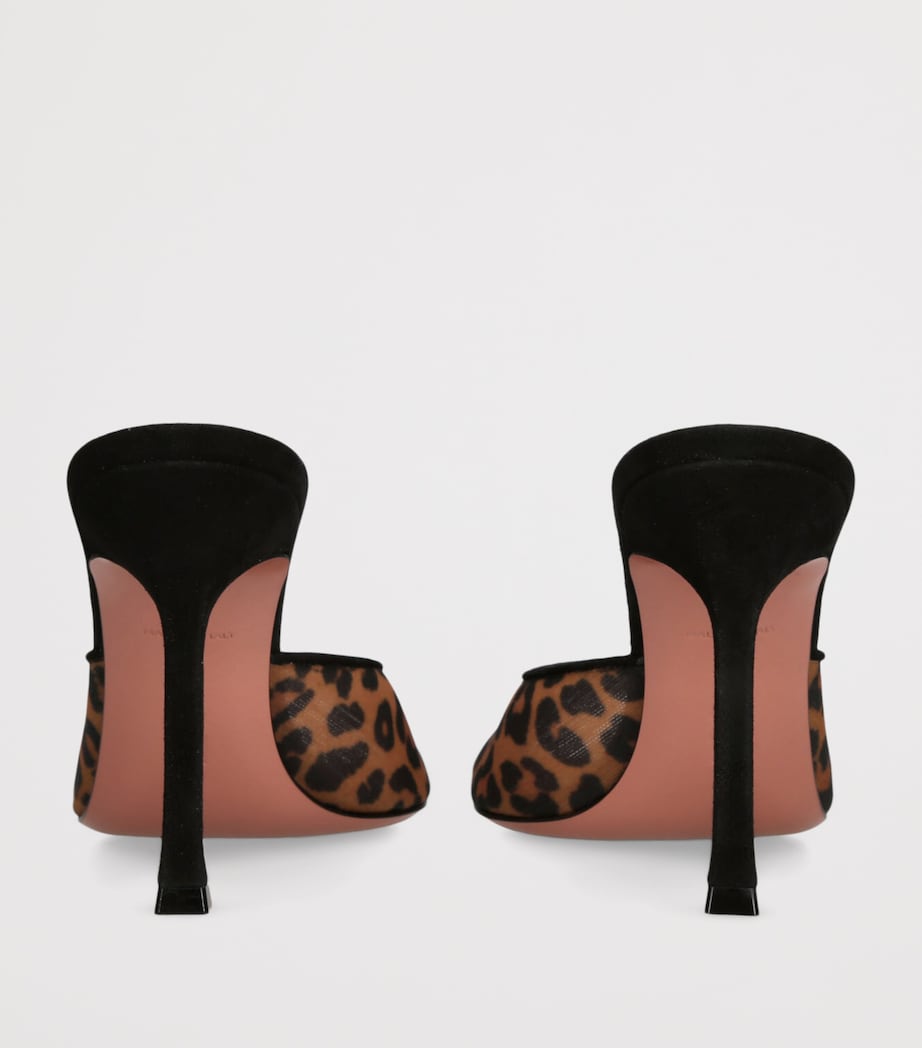 Mesh Leopard Print Alexa Mules 95