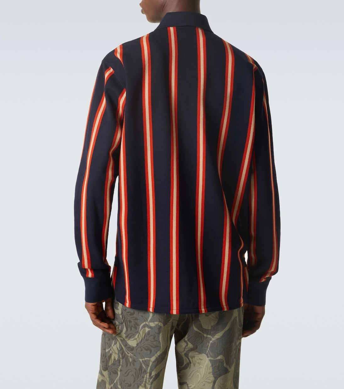 Junya Watanabe - Striped wool polo shirt