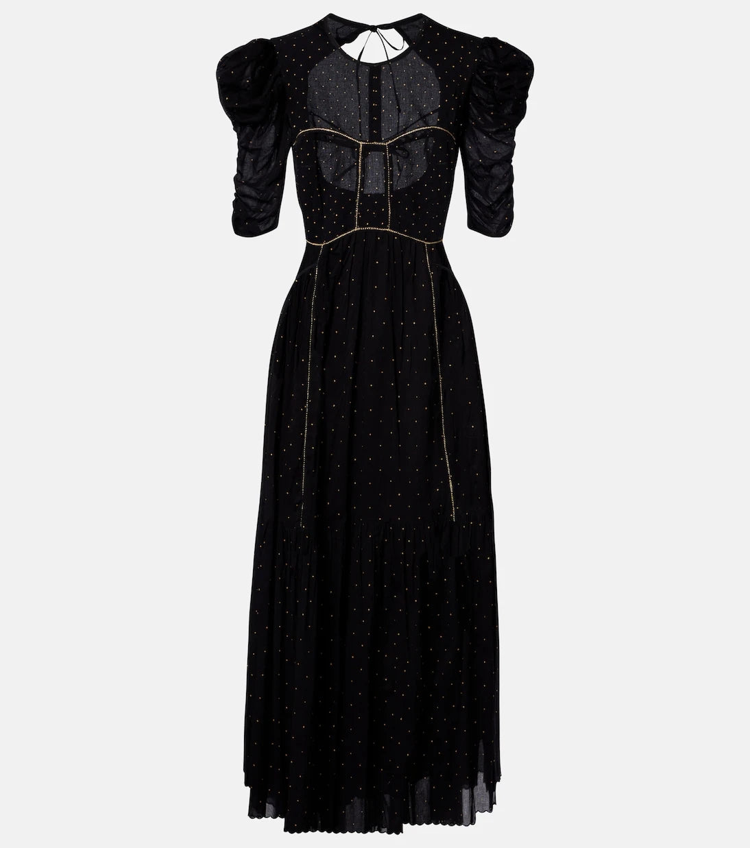 Marant Etoile - Sichene polka-dot cotton maxi dress