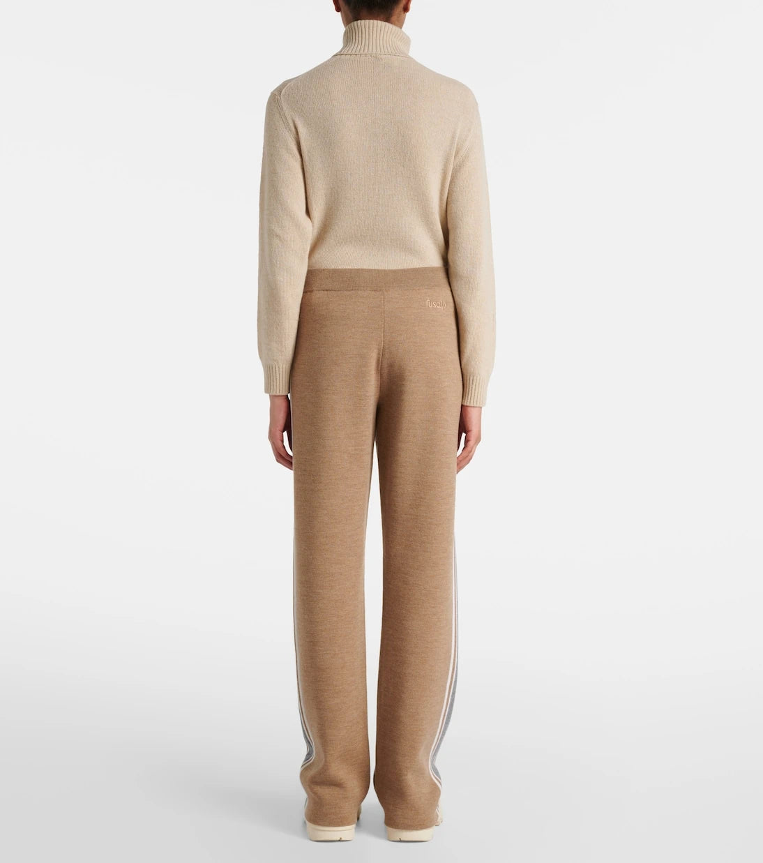 Fusalp - Benada striped wool-blend straight pants