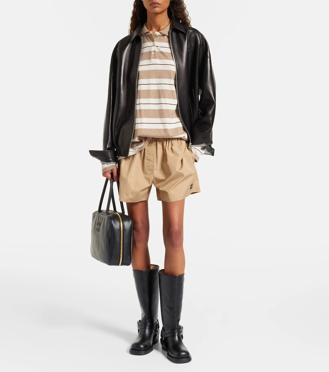 Mach & Mach - Double Heart leather biker boots