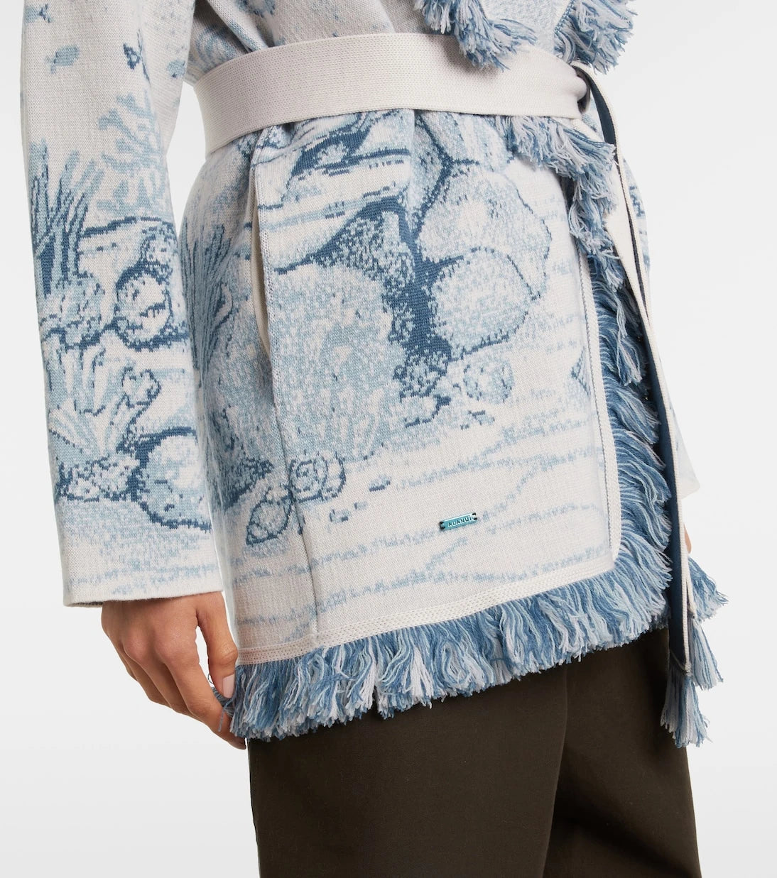 Alanui - Deep In The Ocean wool-blend cardigan