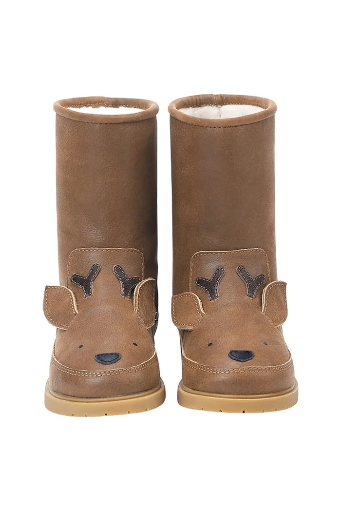 Donsje Wadudu Special Boots Stag Çocuk Deri Kışlık Botlar