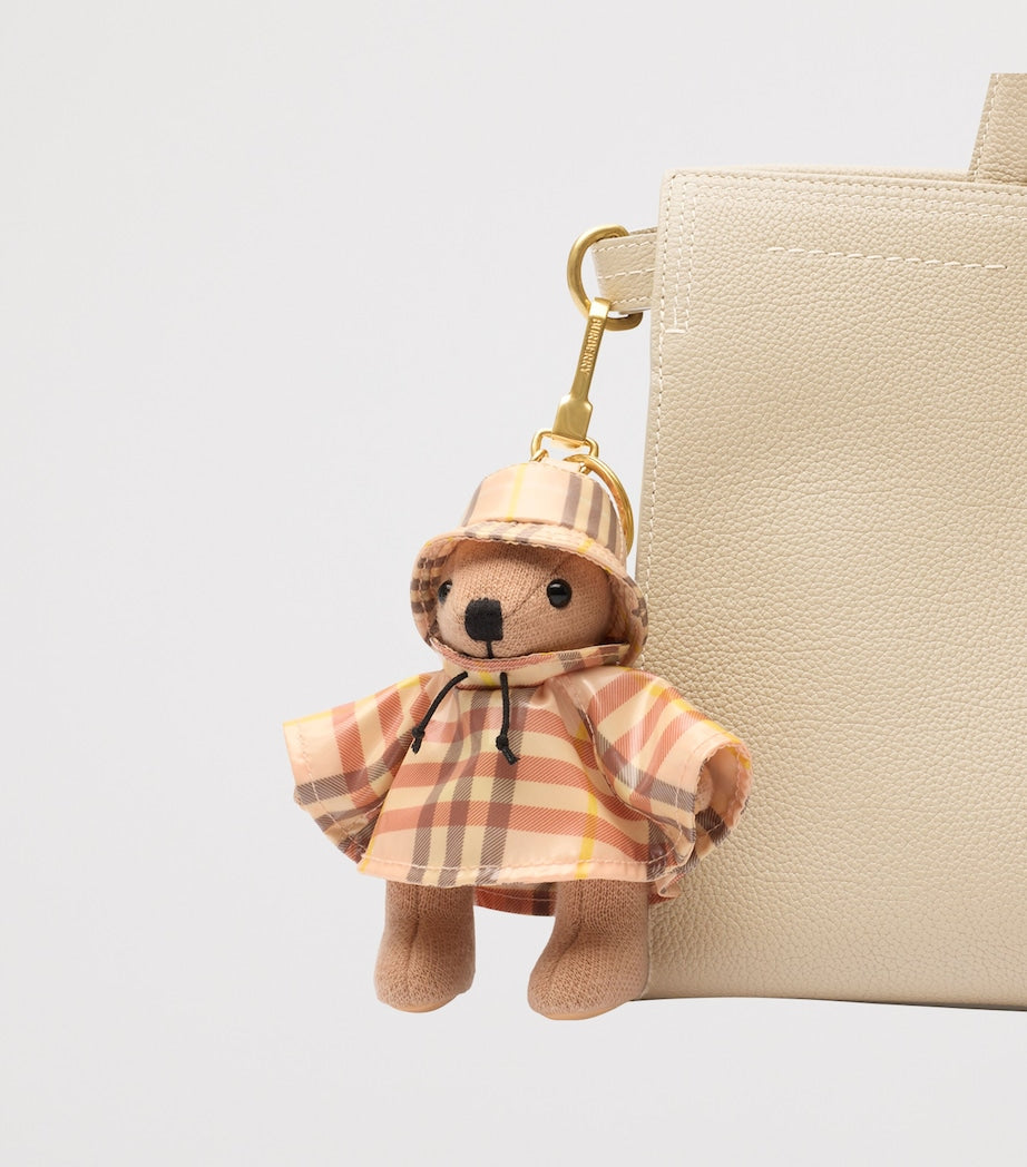 Beige Wool-Cashmere Thomas Bear Keychain