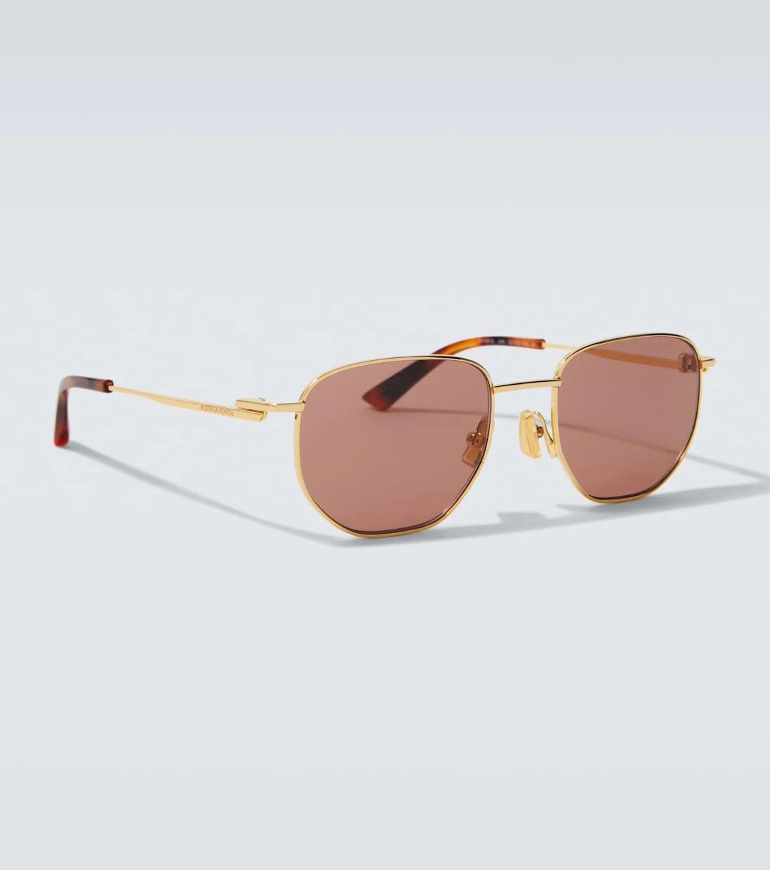 Bottega Veneta - Split round sunglasses