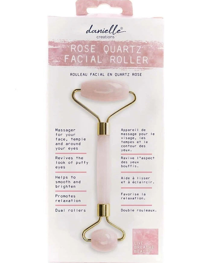 Масажна ролка за лице Danielle Beauty Rose Quartz