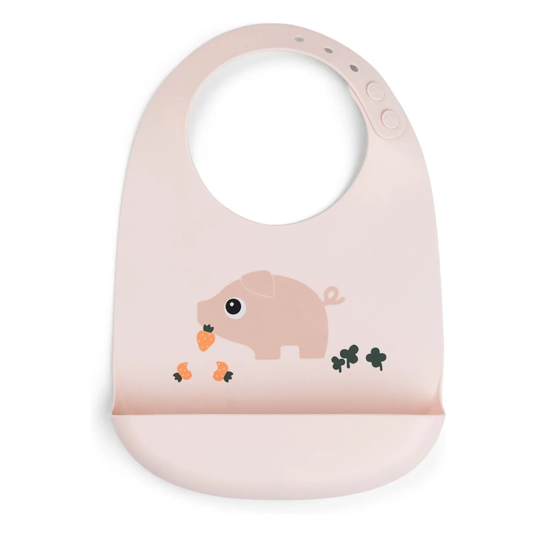Done by deer - Pigee silicone bib | Pink