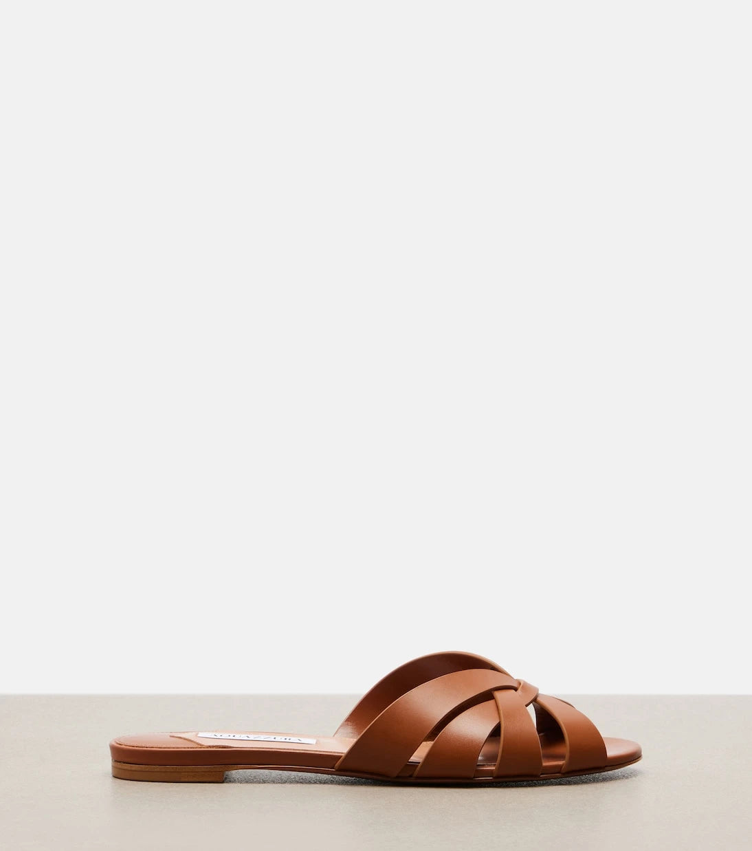 Aquazzura - Copacabana leather slides