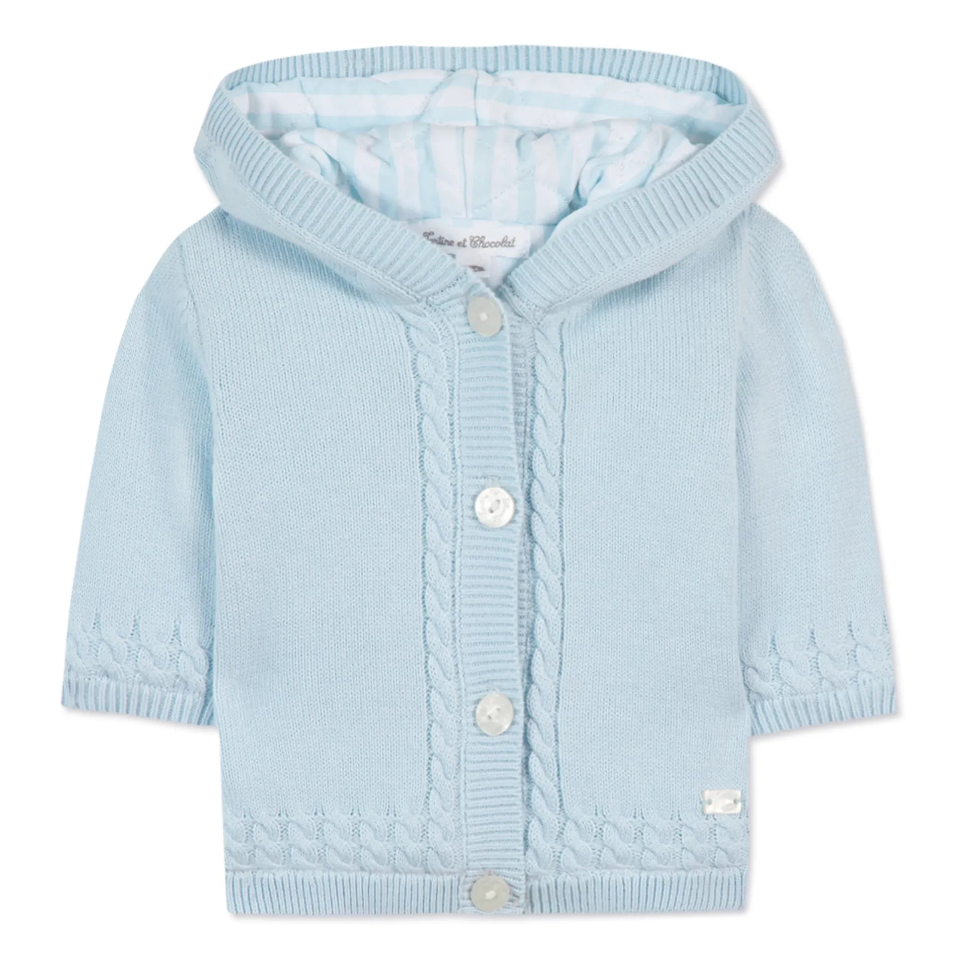 Tartine et Chocolat - Knitted Jacket | Light blue