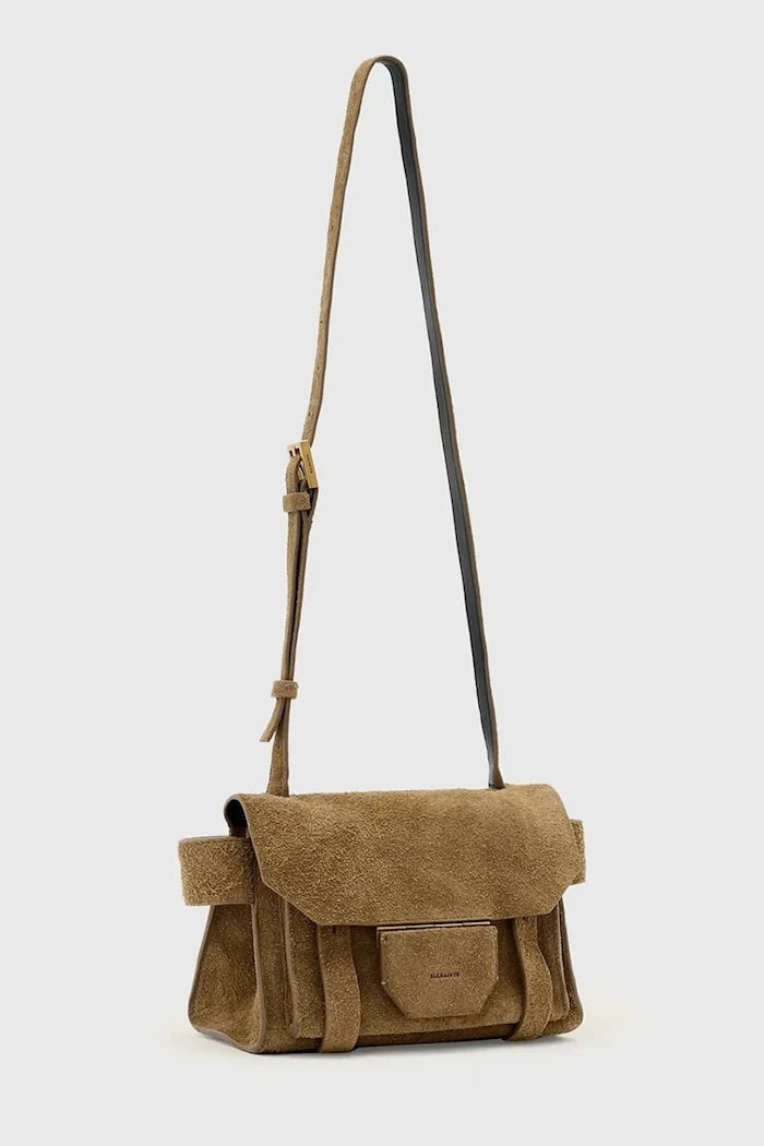 Велурена чанта AllSaints URSA
