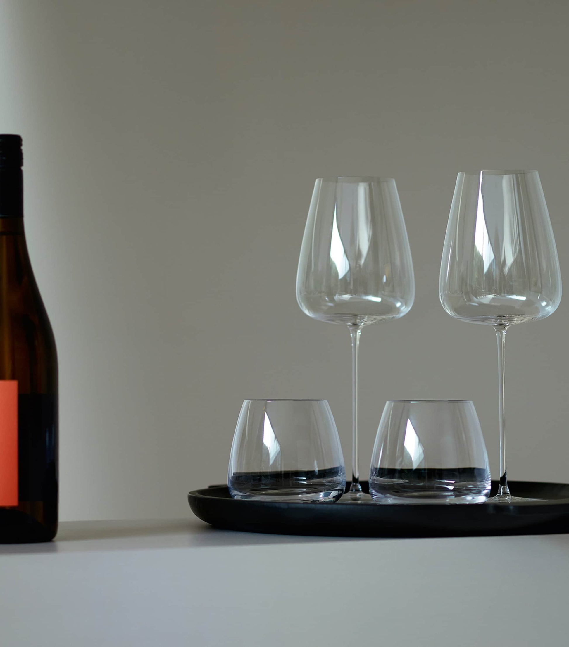 Set of 2 Wine Culture Stemless Wine Glasses (385ml)