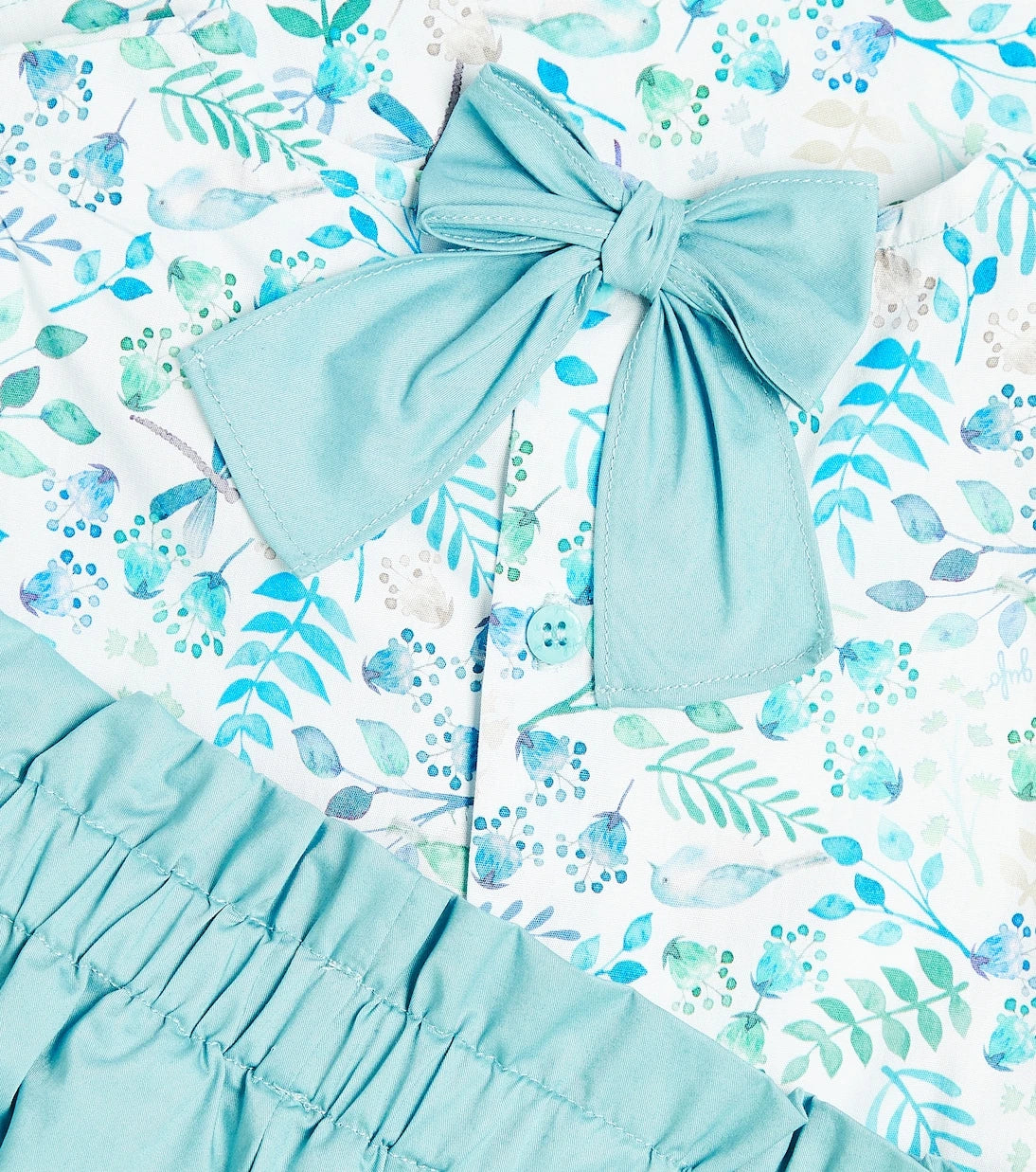 Il Gufo - Printed cotton T-shirt and shorts set