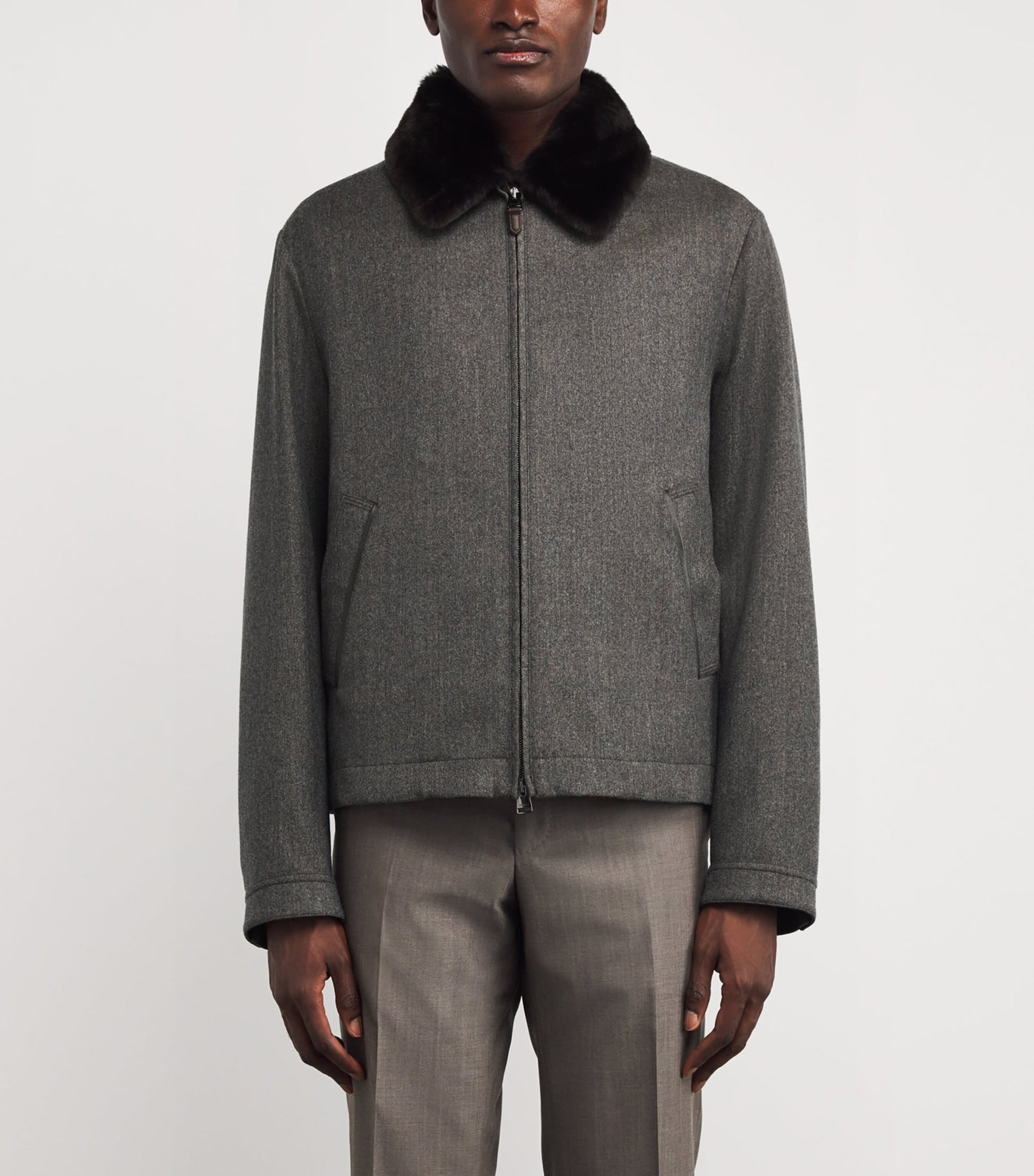 Canali Multi Fur-Collar Hybrid Jacket