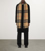 Burberry Wide Cashmere Check Scarf