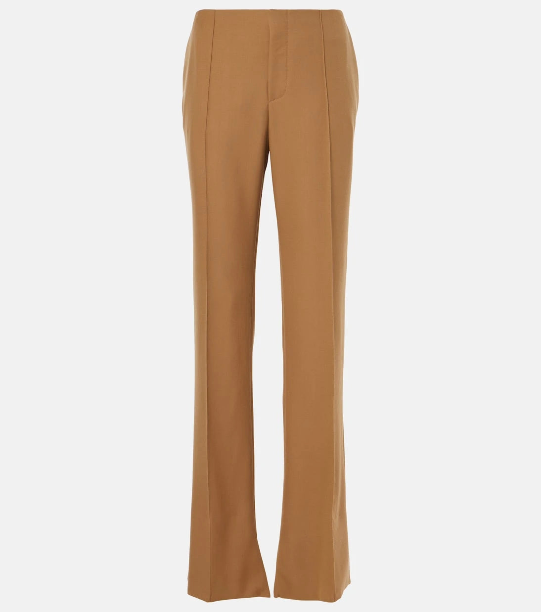 Chloé - بنطلون صوف مستقيم بقصّة متوسطة الارتفاع
