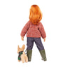 GÖTZ Redhead Hannah and Dog Doll Set (50cm)