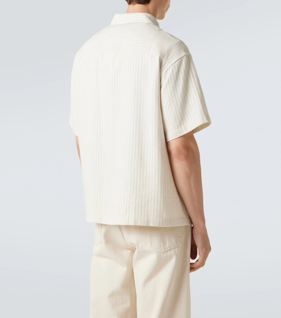 Frame - Striped bowling shirt