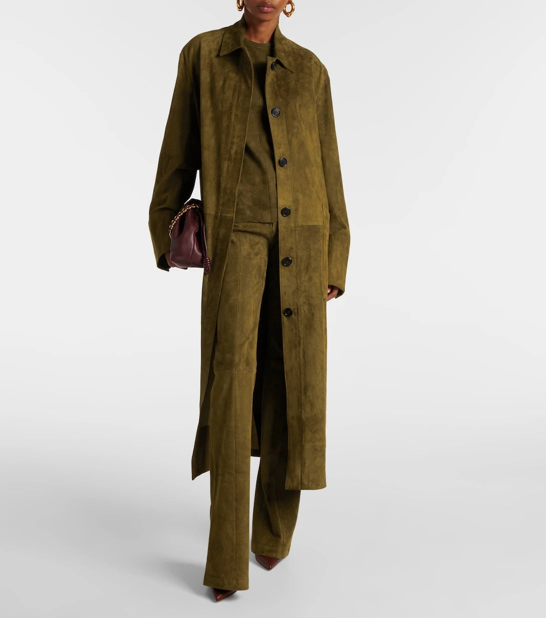 Stouls - Kam 24 suede flared pants