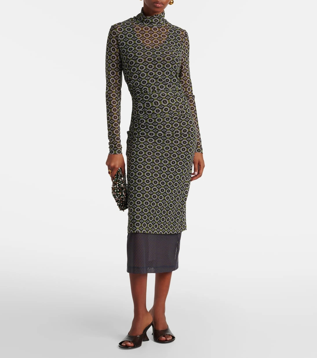 Dries Van Noten - Printed midi dress