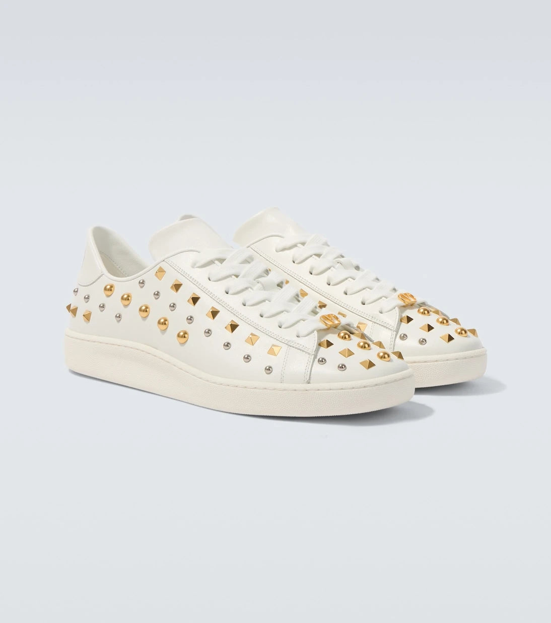 Valentino - Royco studded leather sneakers